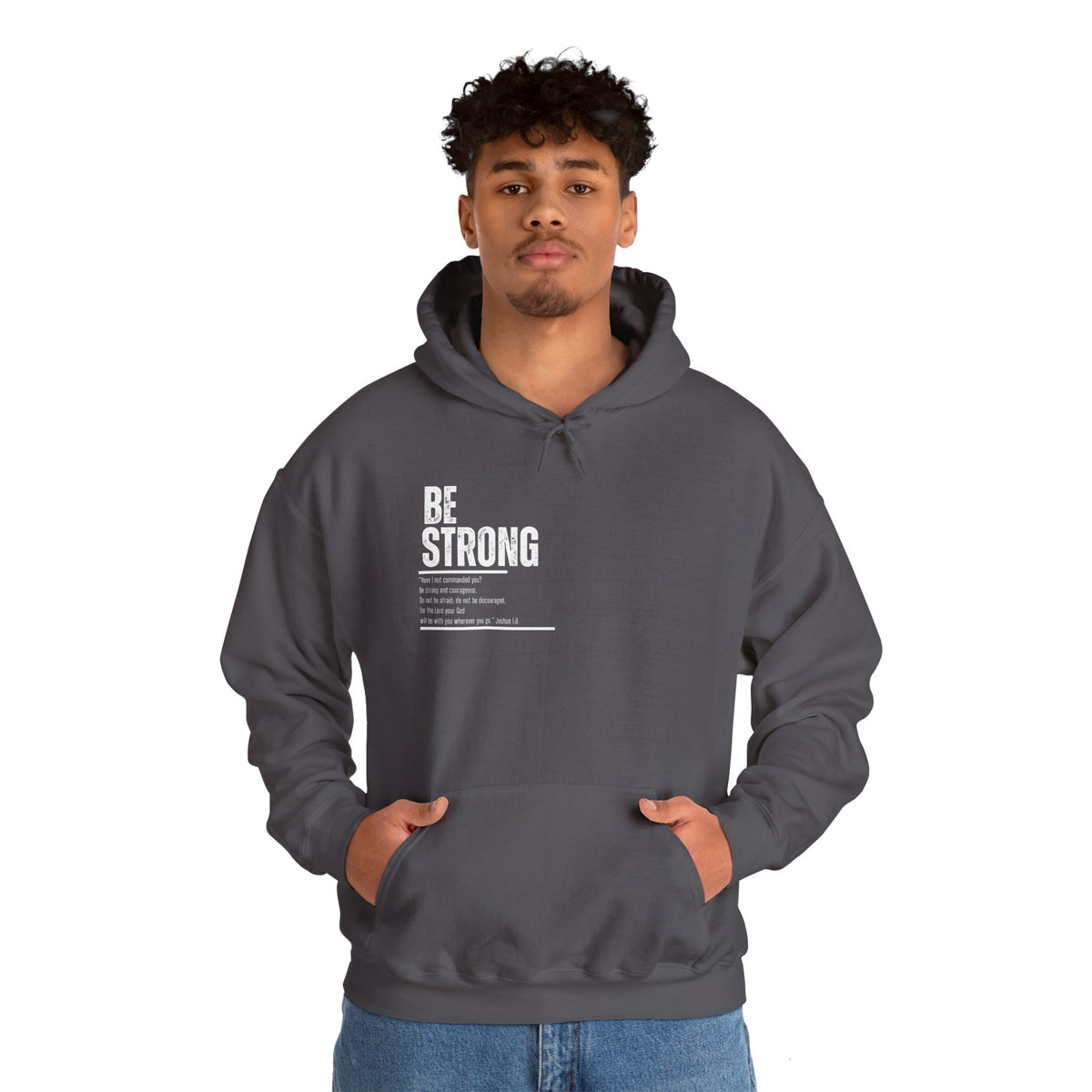 "Be Strong" Unisex Heavy Blend™ Hooded Sweatshirt