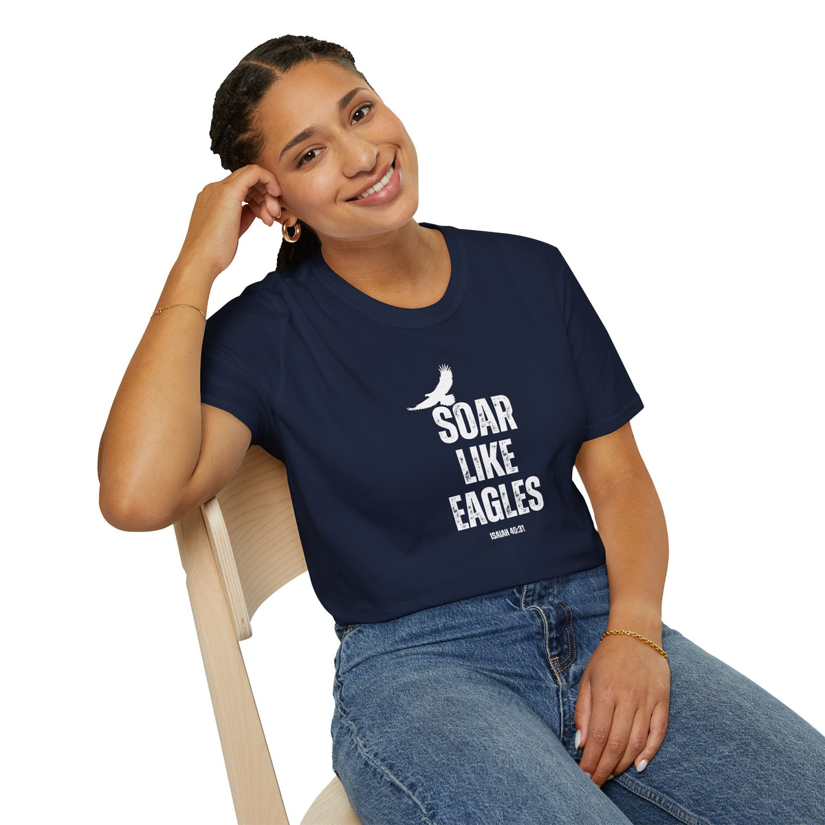 Soar Like Eagles- Unisex Softstyle T-Shirt