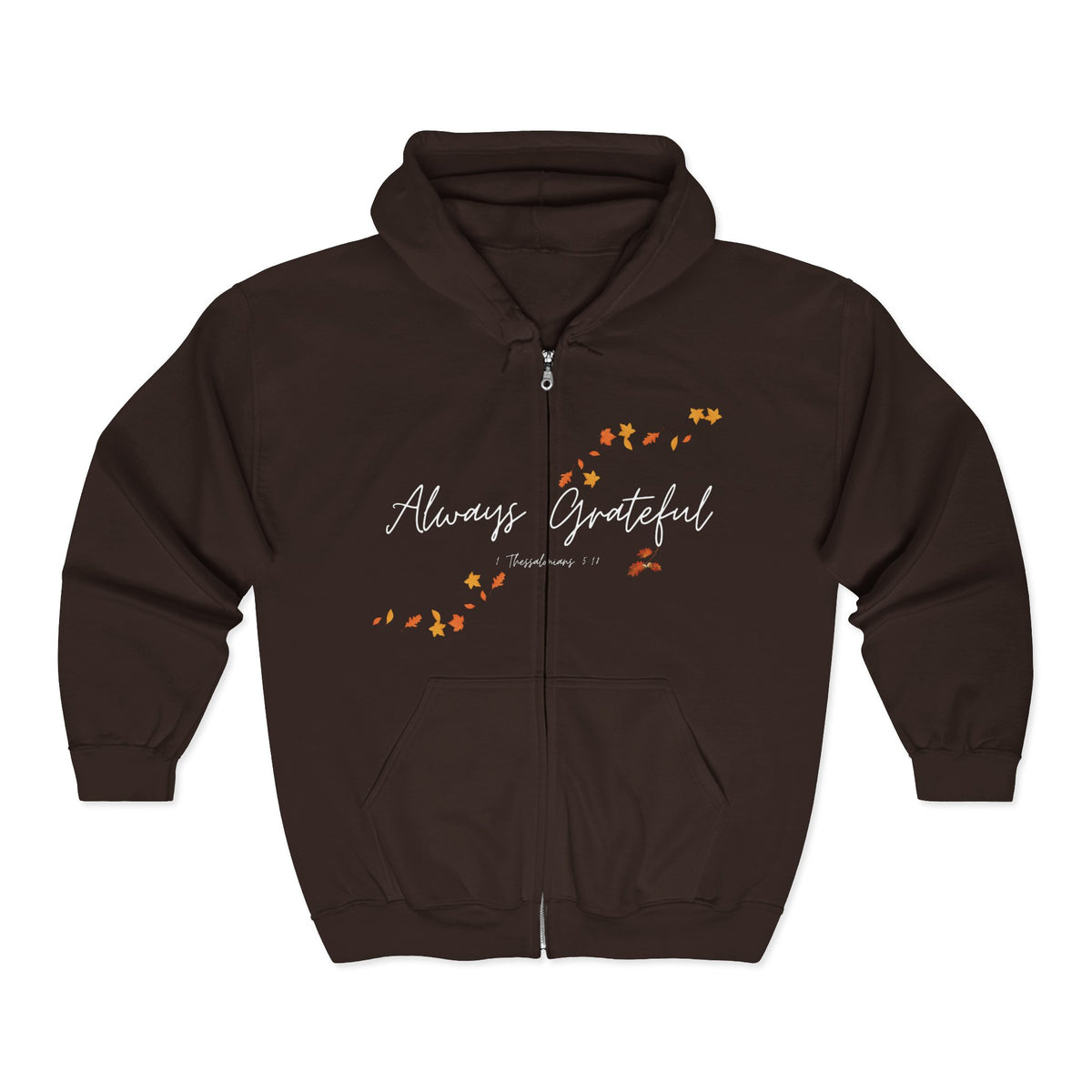 Always Grateful | Ladies' Heavy Blend™ Full Zip Hooded Sweatshirt