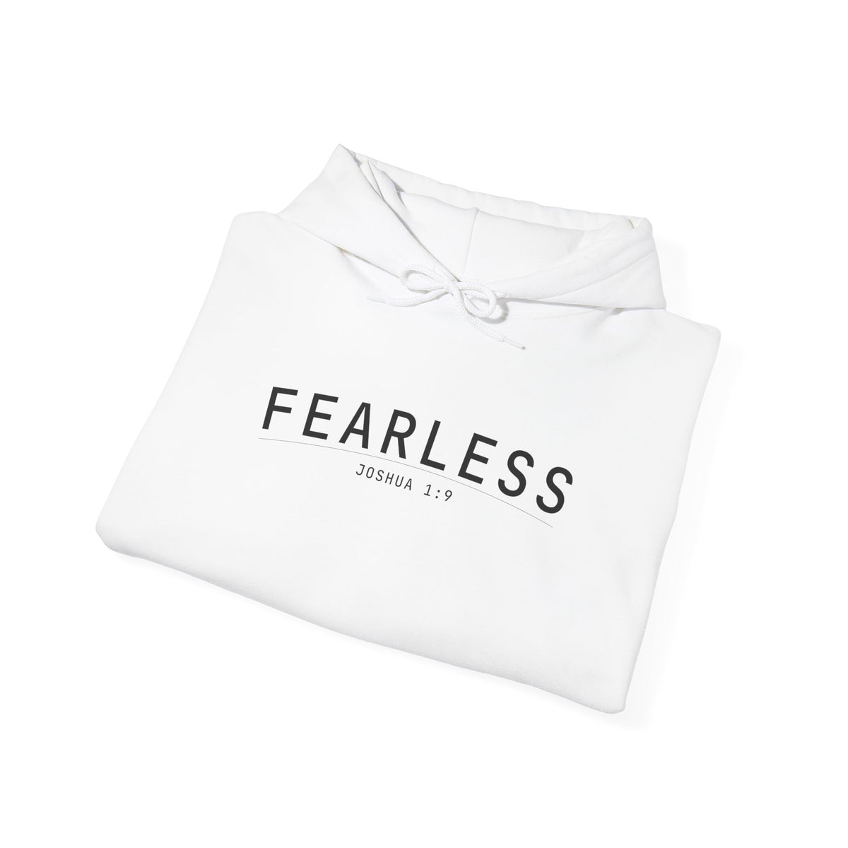 Fearless Christian Hoodie – Joshua 1:9 Faith Comfort Wear