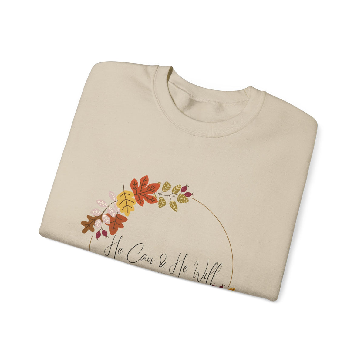 He Can & He Will | Ladies' Heavy Blend™ Crewneck Sweatshirt