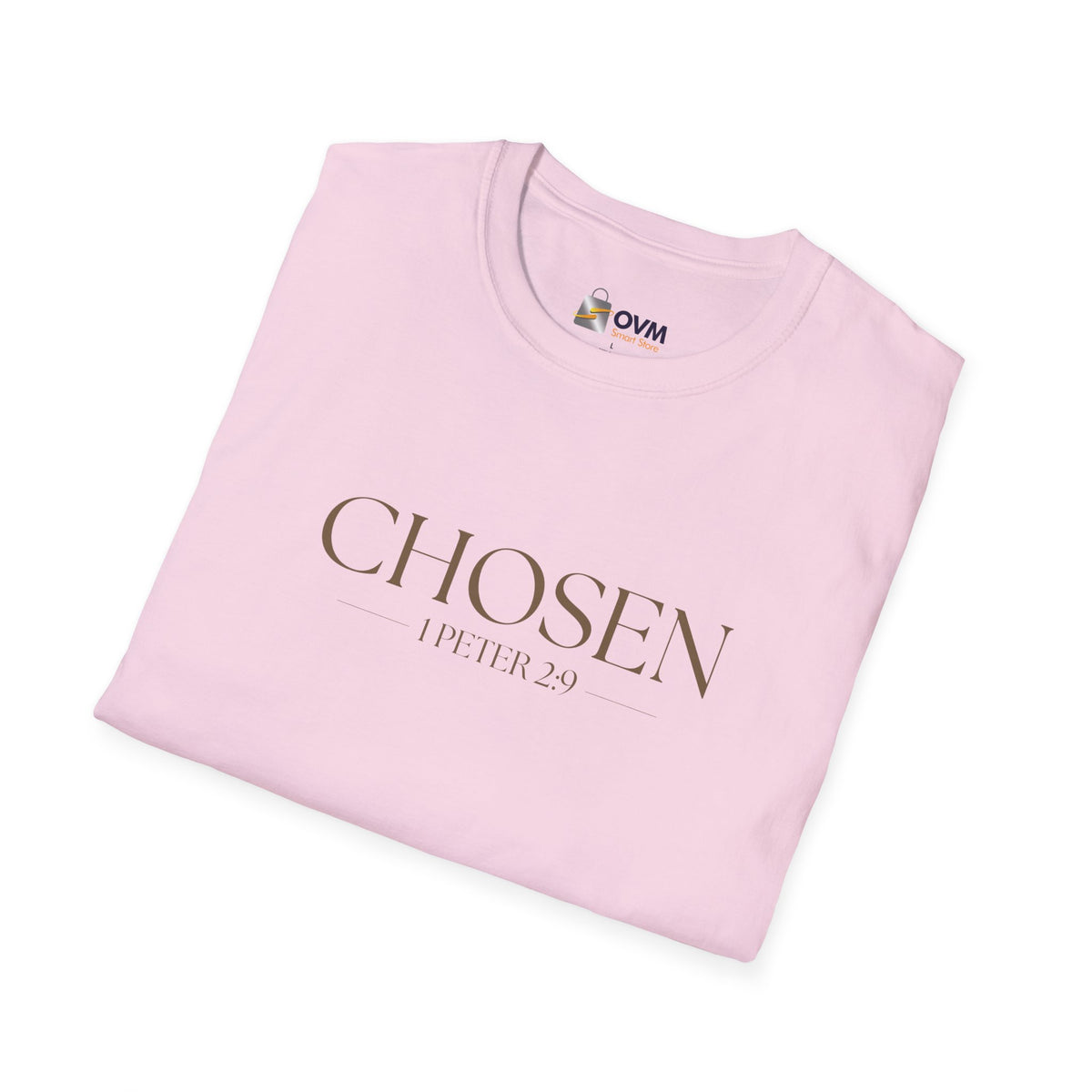 Chosen Christian T-Shirt – 1 Peter 2:9 Faith Apparel - Unisex Softstyle T-Shirt