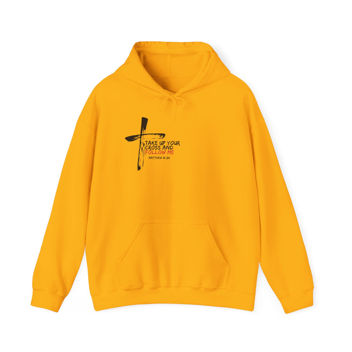 Take Up Your Cross and Follow Me Unisex Heavy Blend™ Hooded Sweatshirt