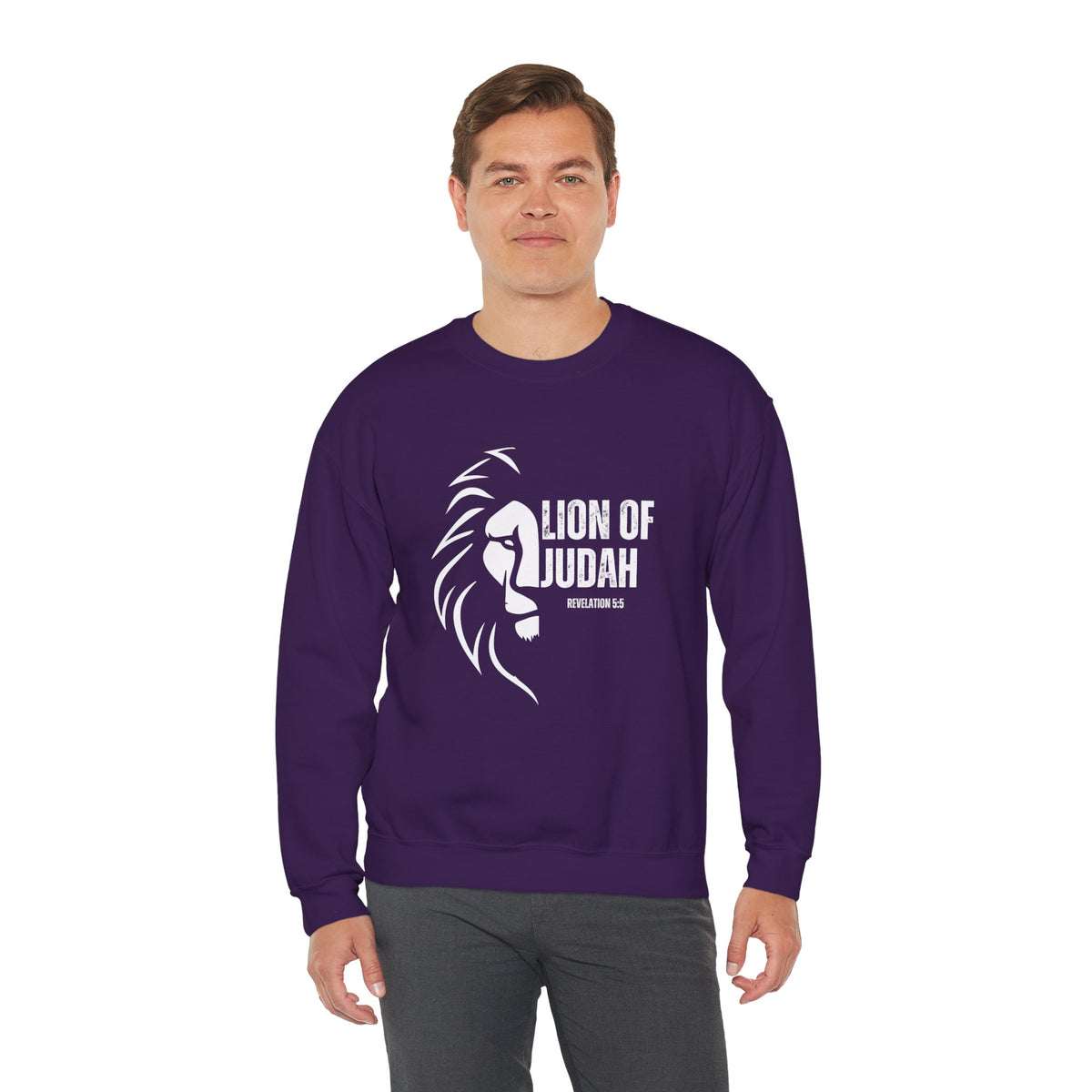 Lion Of Judah- Unisex Heavy Blend™ Crewneck Sweatshirt