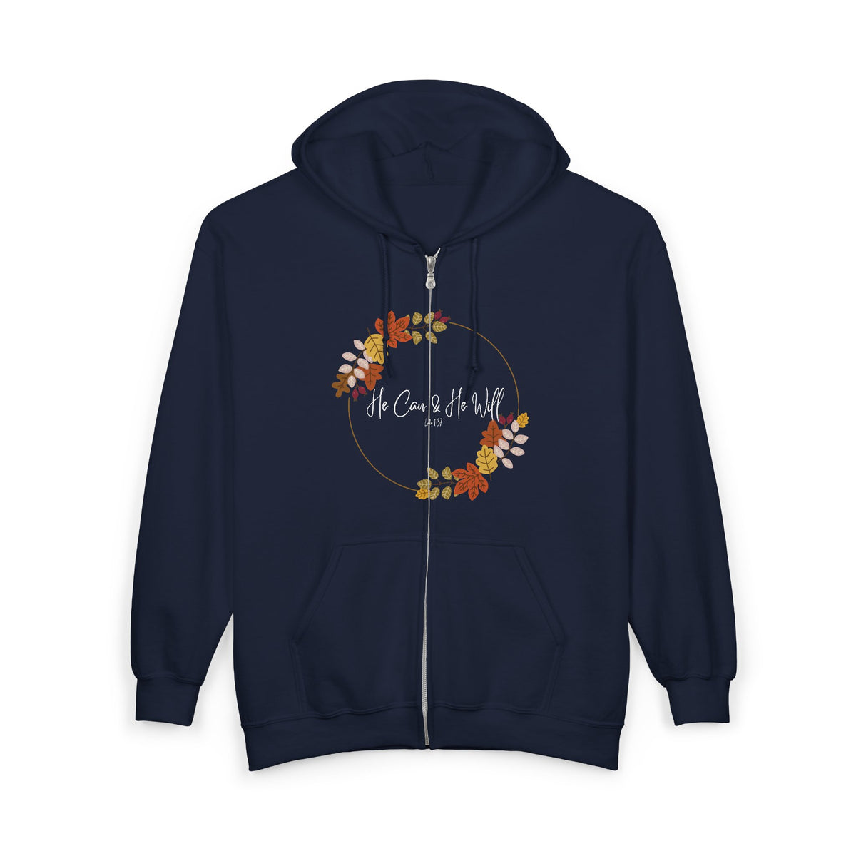 He Can & He Will | Ladies' Heavy Blend™ Full Zip Hooded Sweatshirt