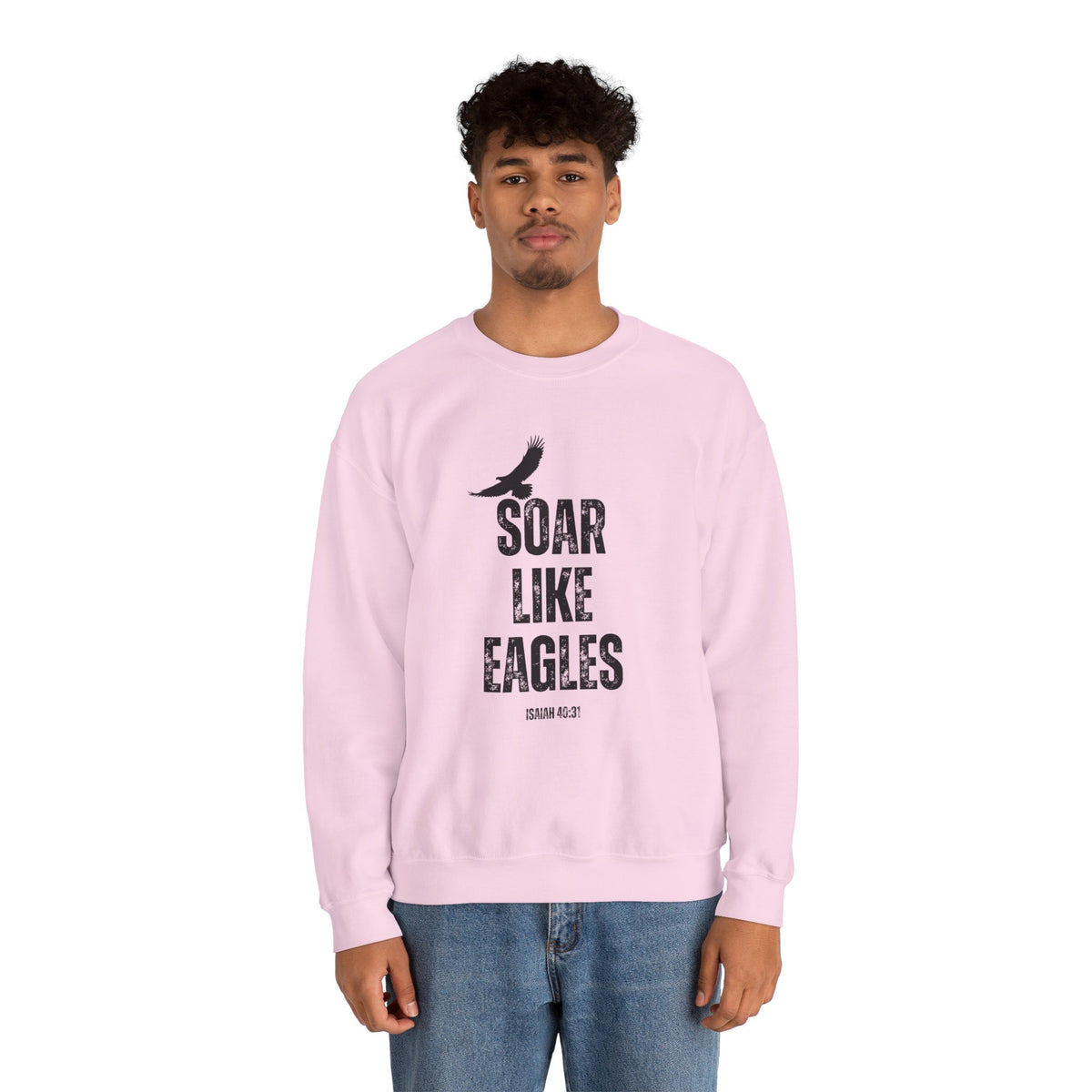 Soar Like Eagles- Unisex Heavy Blend™ Crewneck Sweatshirt