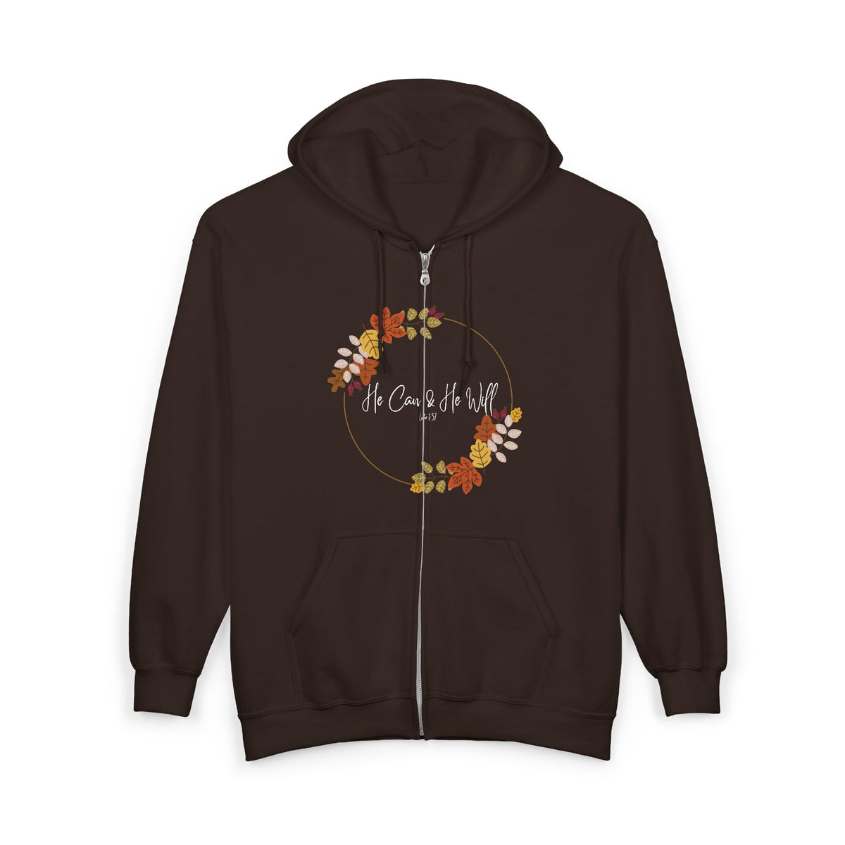 He Can & He Will | Ladies' Heavy Blend™ Full Zip Hooded Sweatshirt