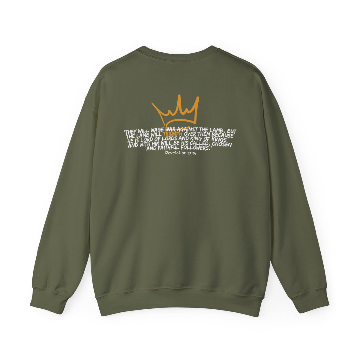 The Lamb Will Triumph Ver.2- Unisex Heavy Blend™ Crewneck Sweatshirt