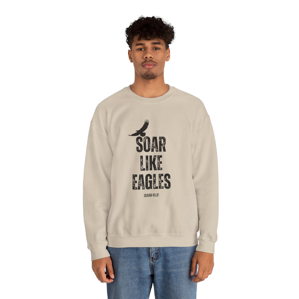 Soar Like Eagles- Unisex Heavy Blend™ Crewneck Sweatshirt