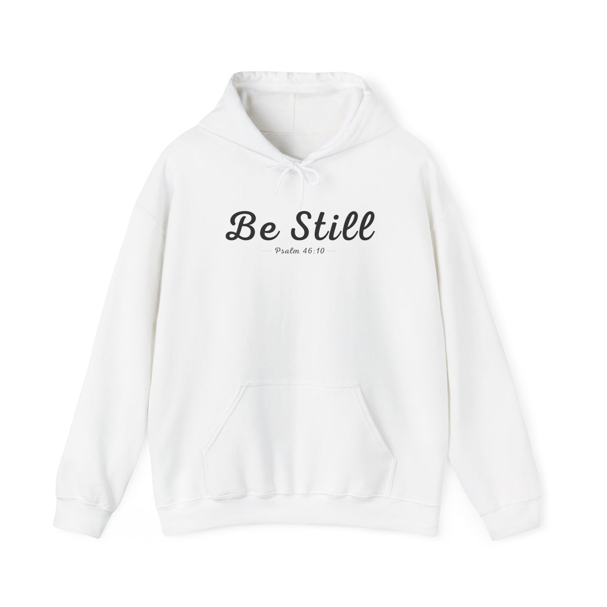 Be Still Christian Hoodie – Psalm 46:10 Faith Comfort Wear