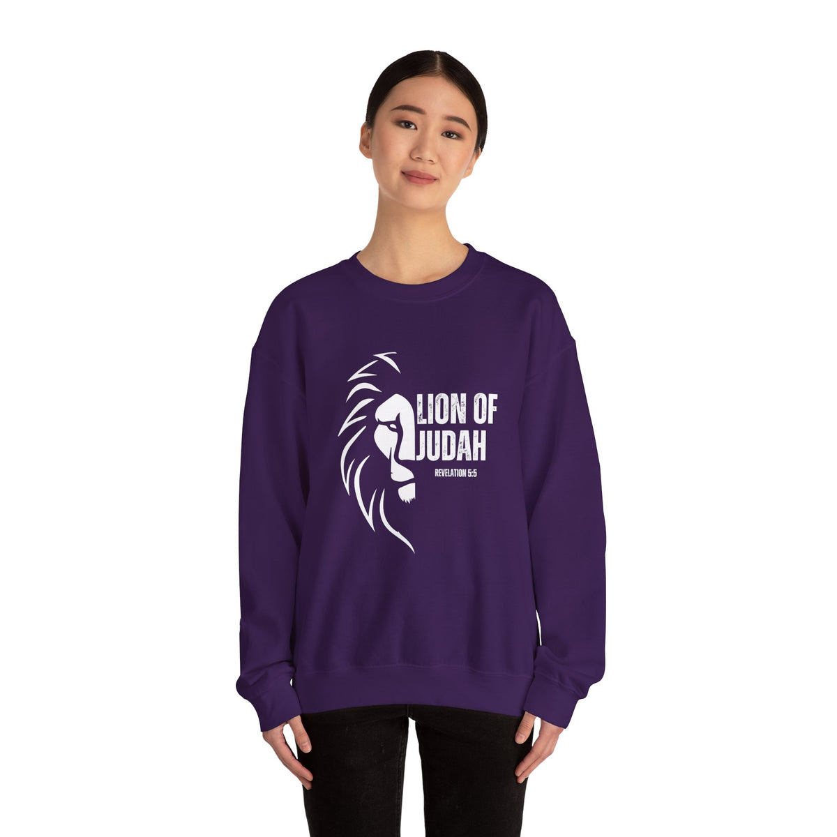 Lion Of Judah- Unisex Heavy Blend™ Crewneck Sweatshirt