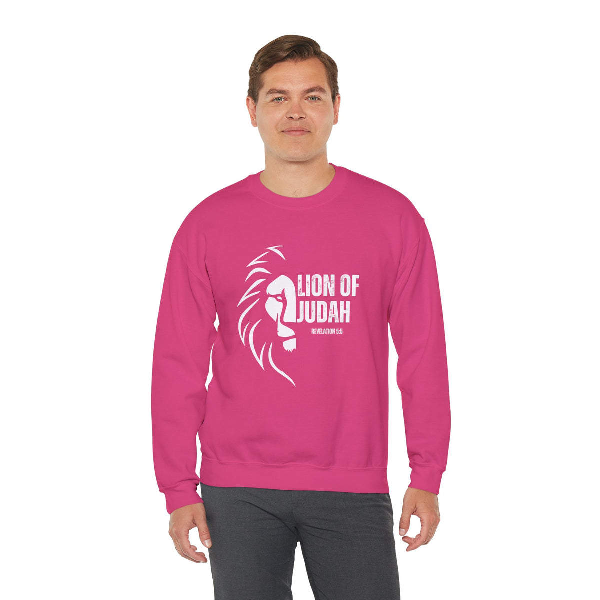 Lion Of Judah- Unisex Heavy Blend™ Crewneck Sweatshirt