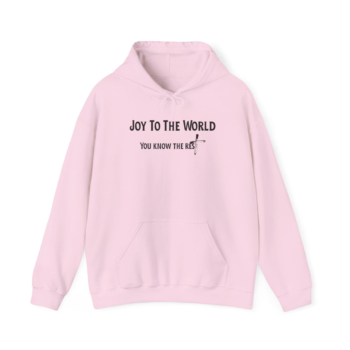 Joy to the World Christian Hoodie – Faith-Based Christmas Wear | Unisex Heavy Blend™ Hooded Sweatshirt