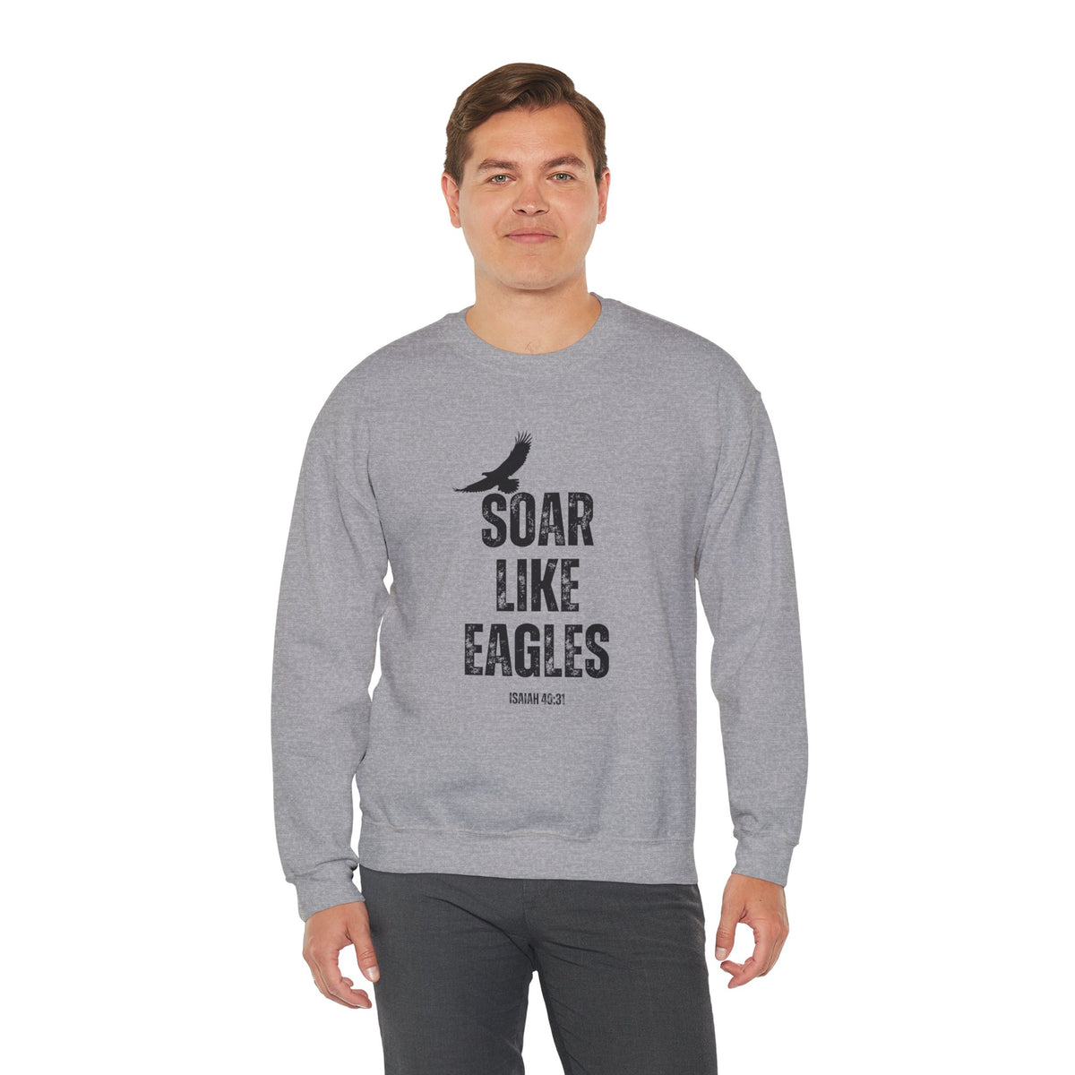 Soar Like Eagles- Unisex Heavy Blend™ Crewneck Sweatshirt