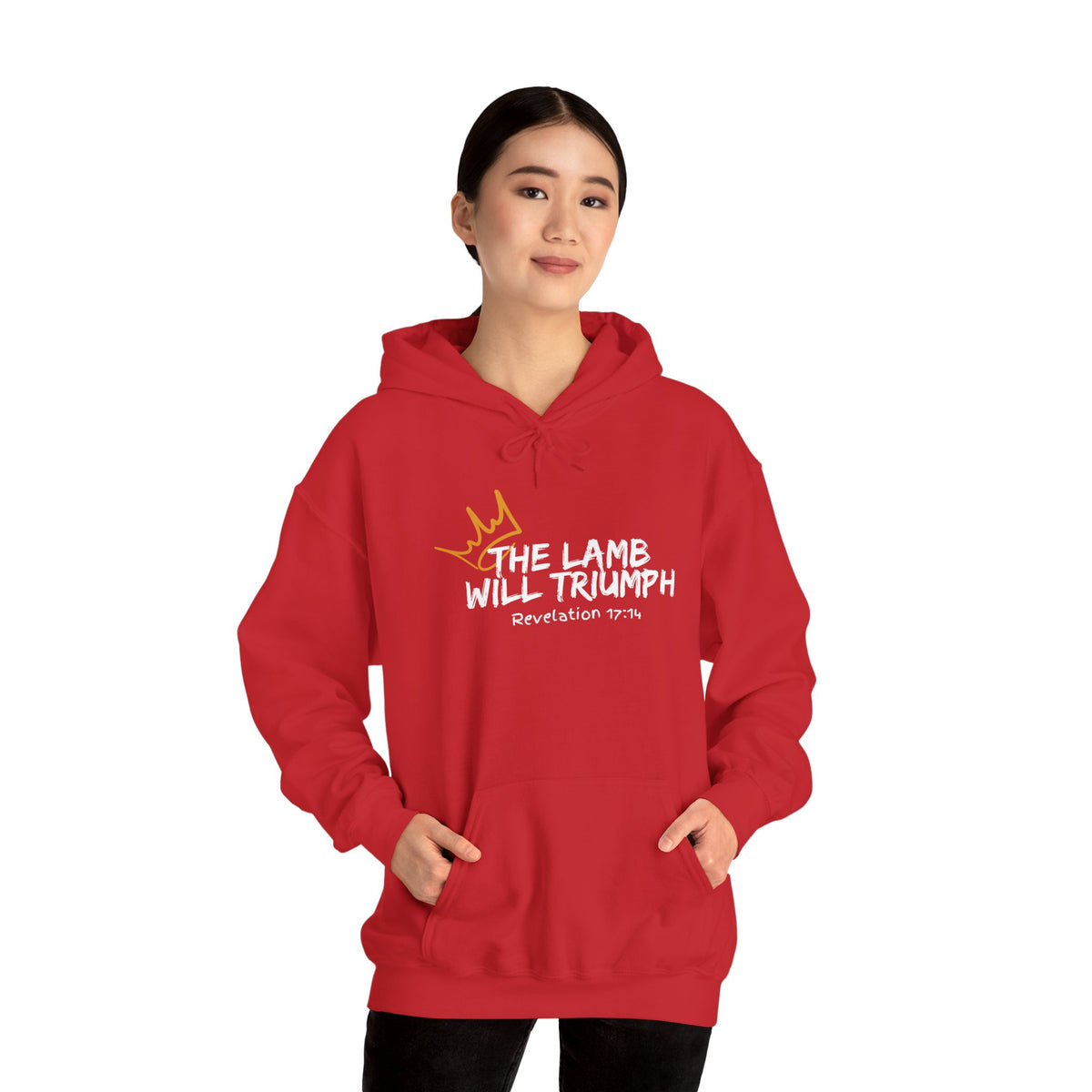 The Lamb Will Triumph Ver.2- Unisex Heavy Blend™ Hooded Sweatshirt