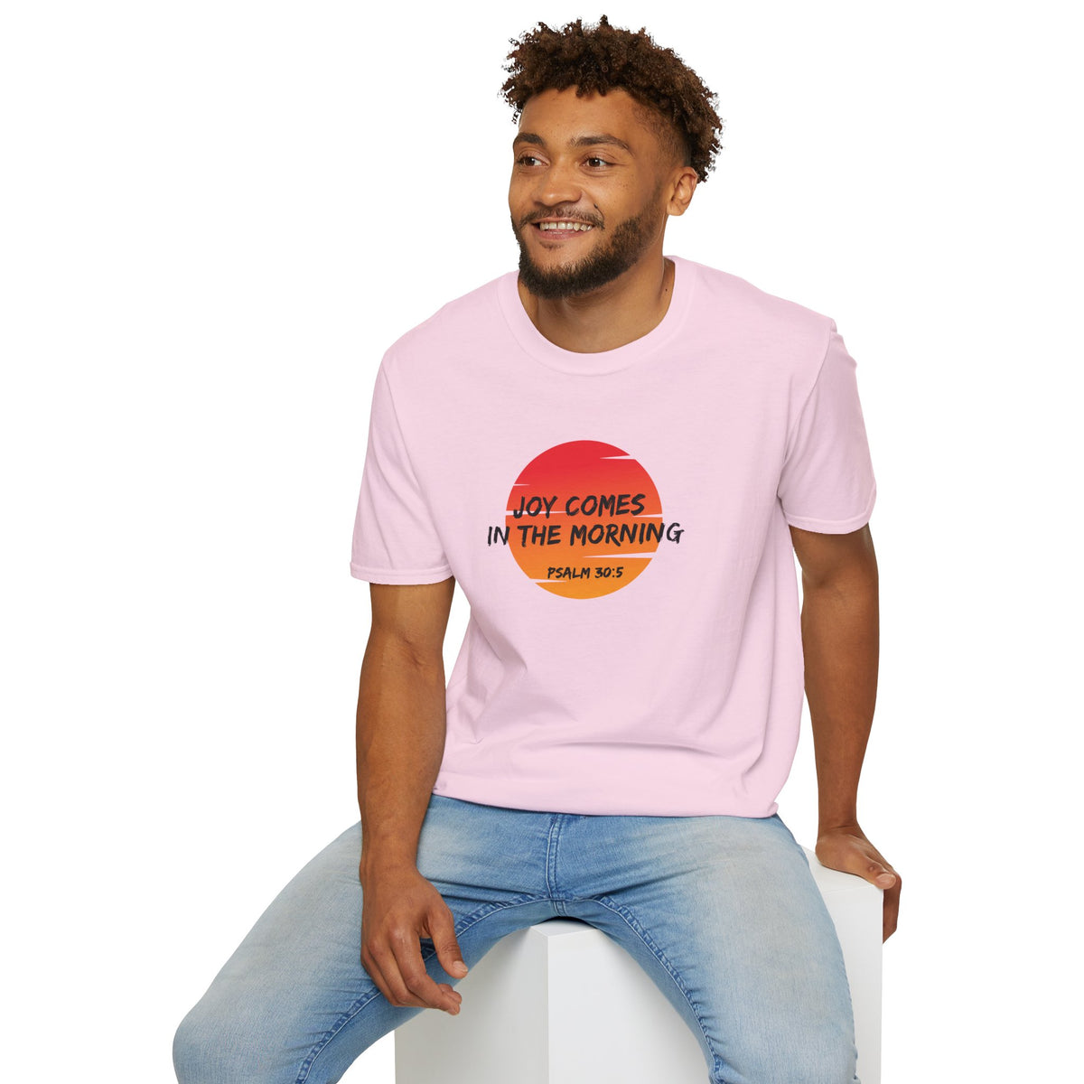 Joy Comes in the Morning- Unisex Softstyle T-Shirt