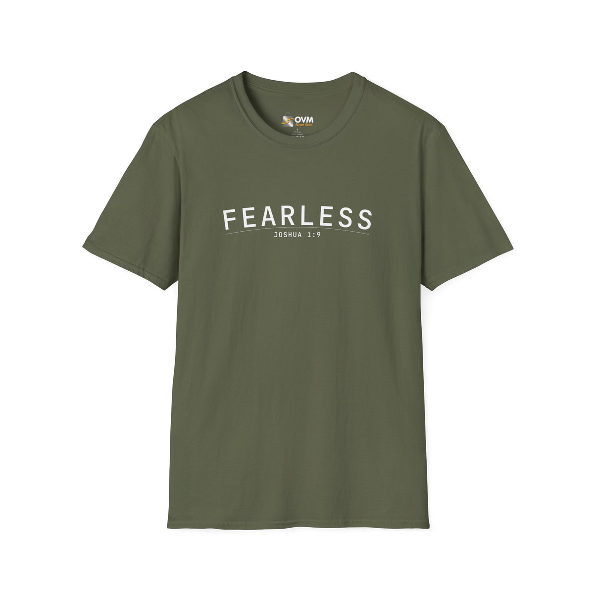Fearless Christian T-Shirt – Joshua 1:9 Faith Apparel
