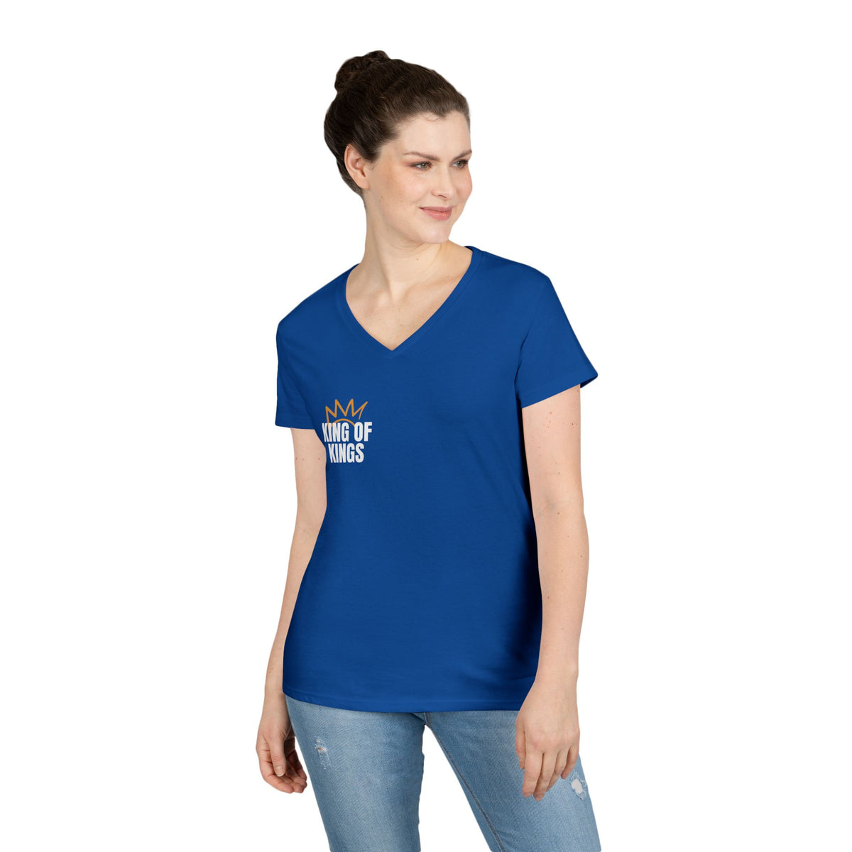 King of Kings | Ladies' V-Neck T-Shirt