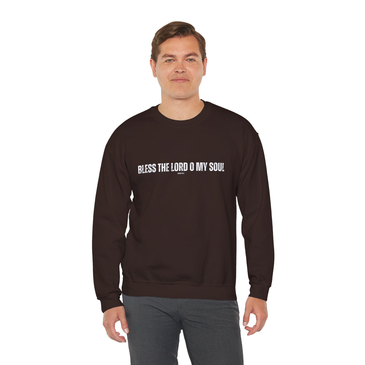 Bless The Lord O My Soul | Men's Heavy Blend™ Crewneck Sweatshirt