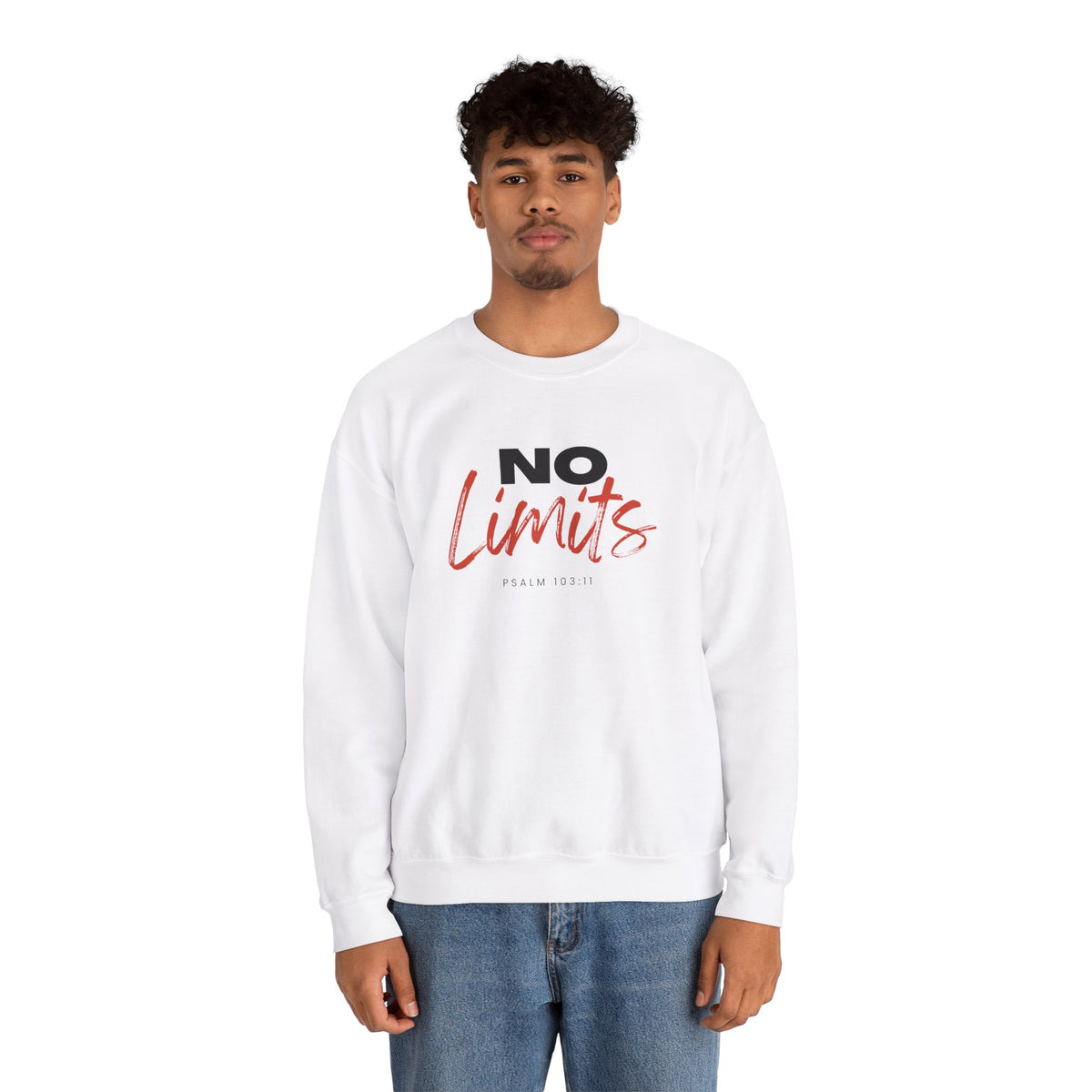 No Limits- Unisex Heavy Blend™ Crewneck Sweatshirt