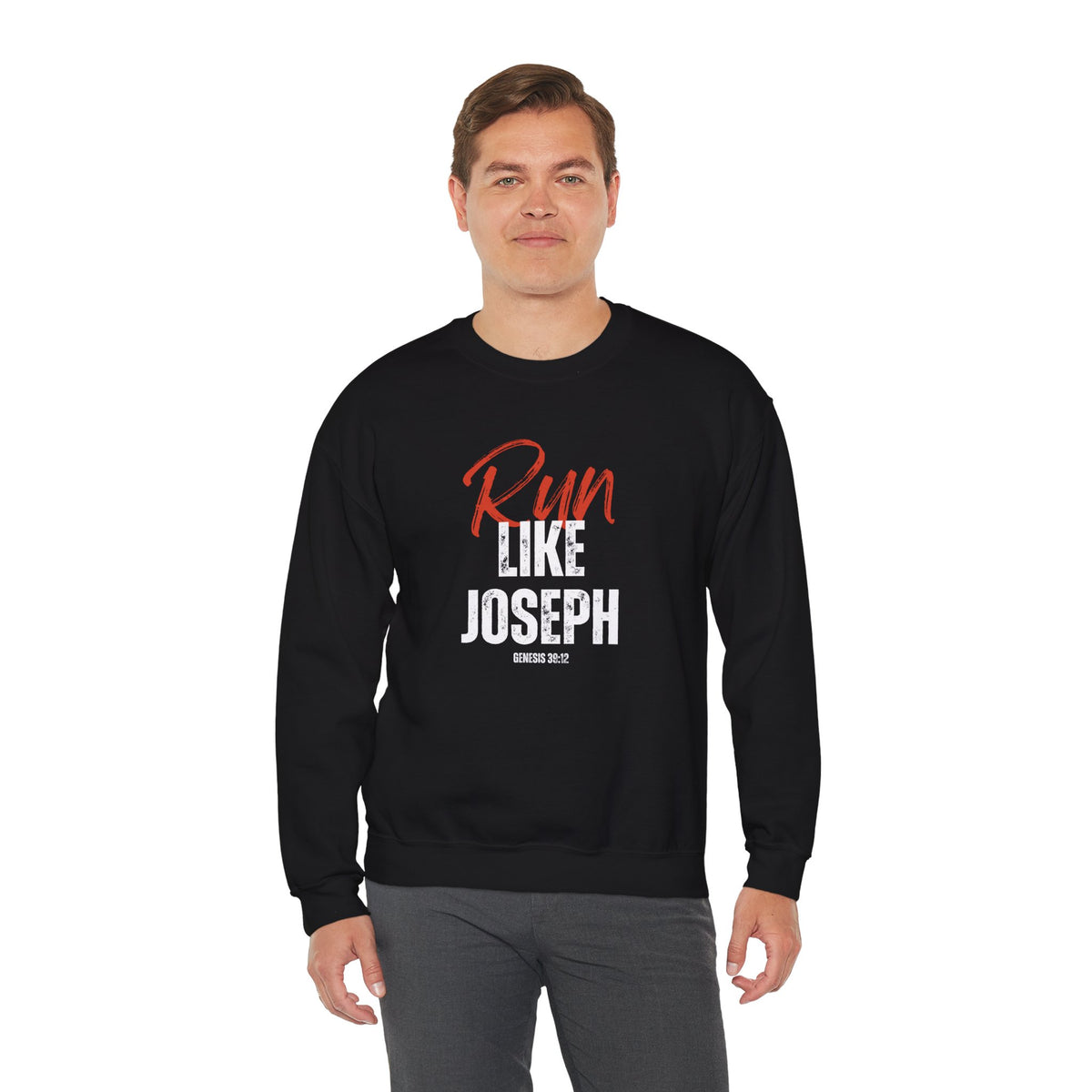 Run Like Joseph- Unisex Heavy Blend™ Crewneck Sweatshirt