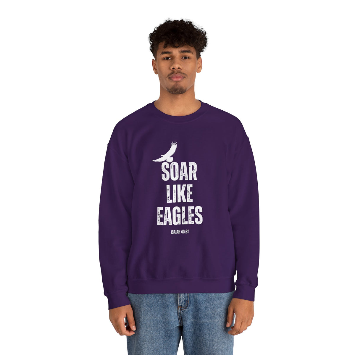 Soar Like Eagles- Unisex Heavy Blend™ Crewneck Sweatshirt