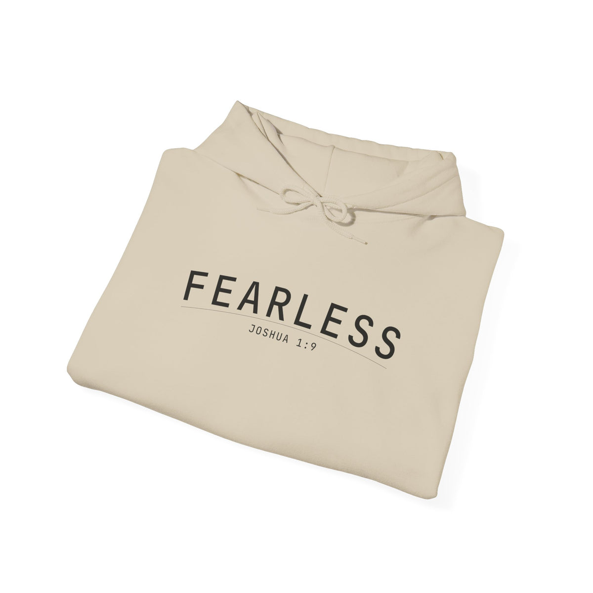 Fearless Christian Hoodie – Joshua 1:9 Faith Comfort Wear