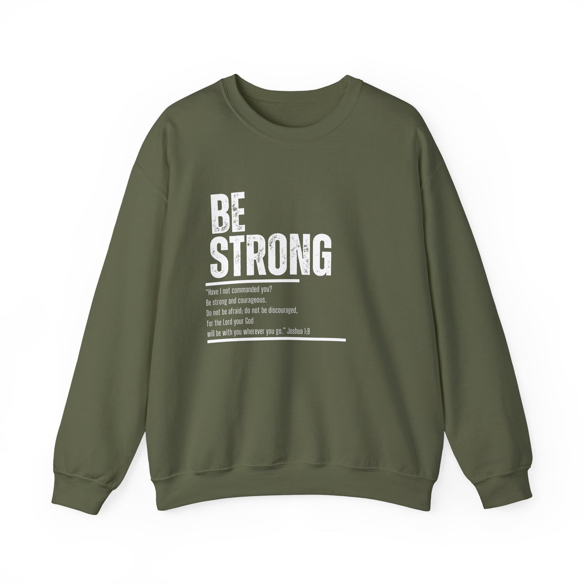 Be Strong- Unisex Heavy Blend™ Crewneck Sweatshirt