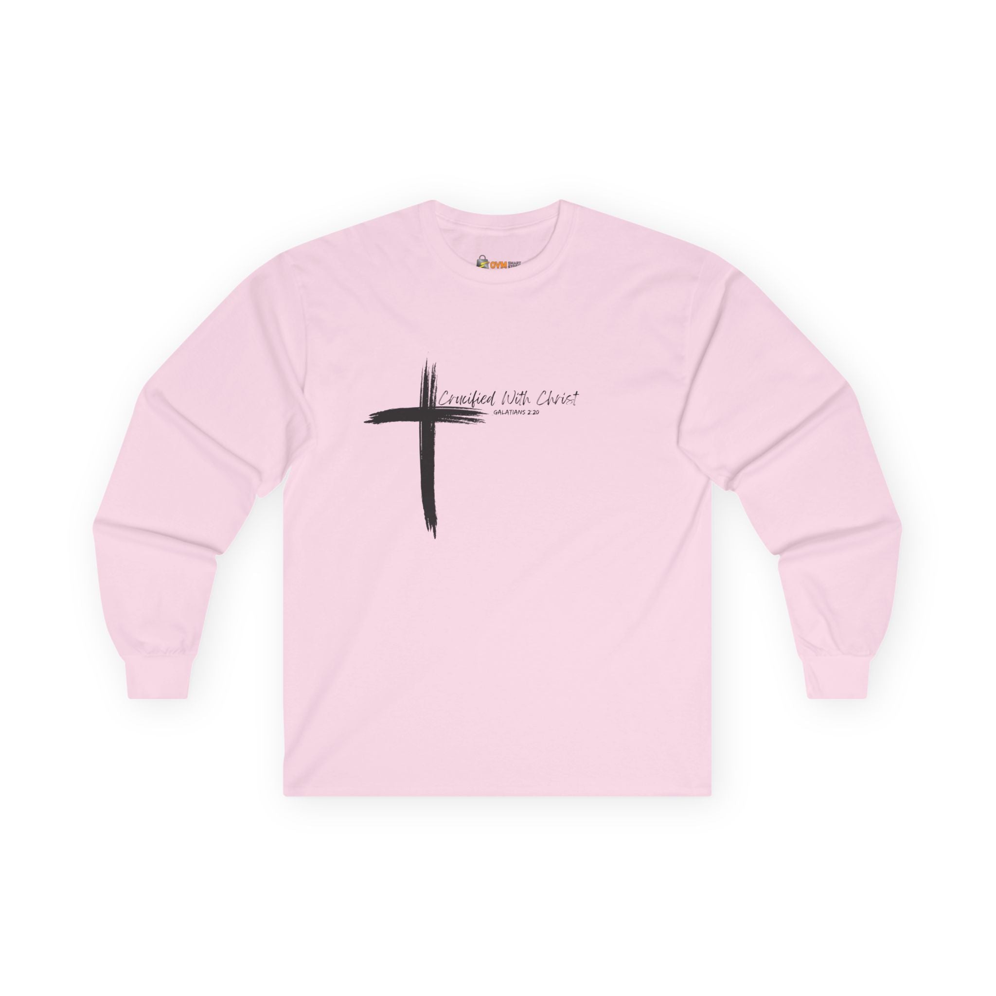 Crucified With Christ Ver.2- Faith-Inspired Unisex Long Sleeve Tee