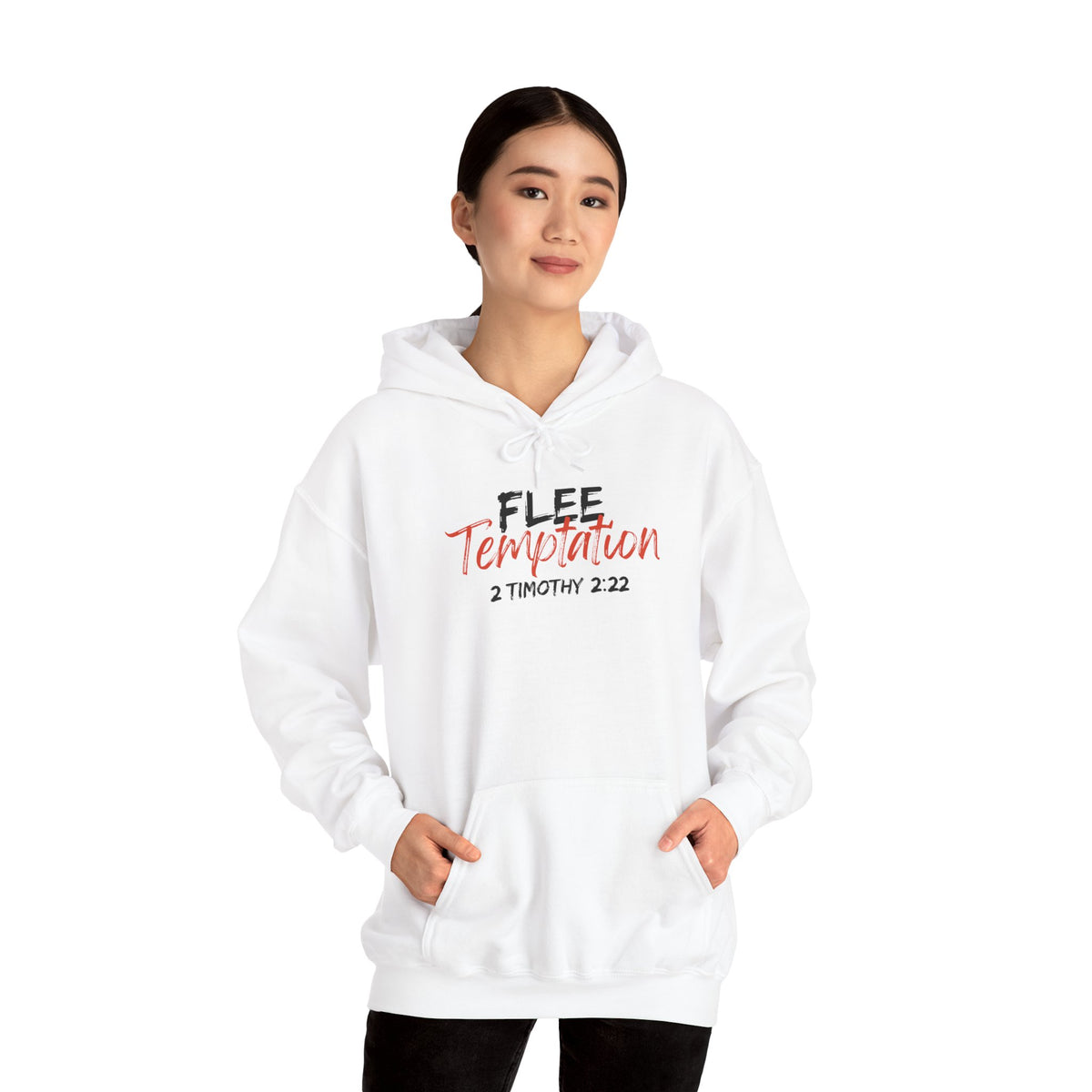 Flee Temptation- Unisex Heavy Blend™ Hooded Sweatshirt