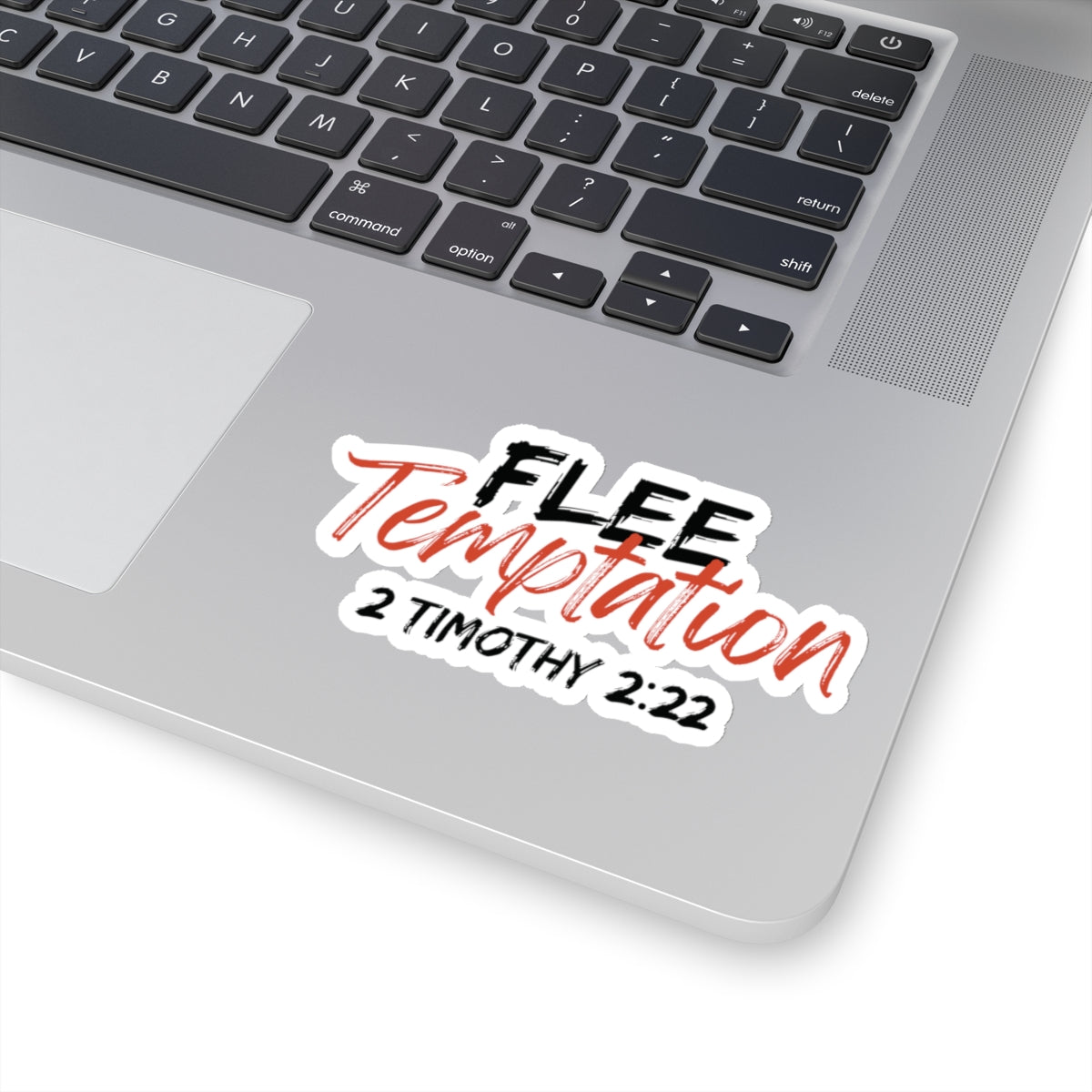 Flee Temptation- Kiss-Cut Stickers