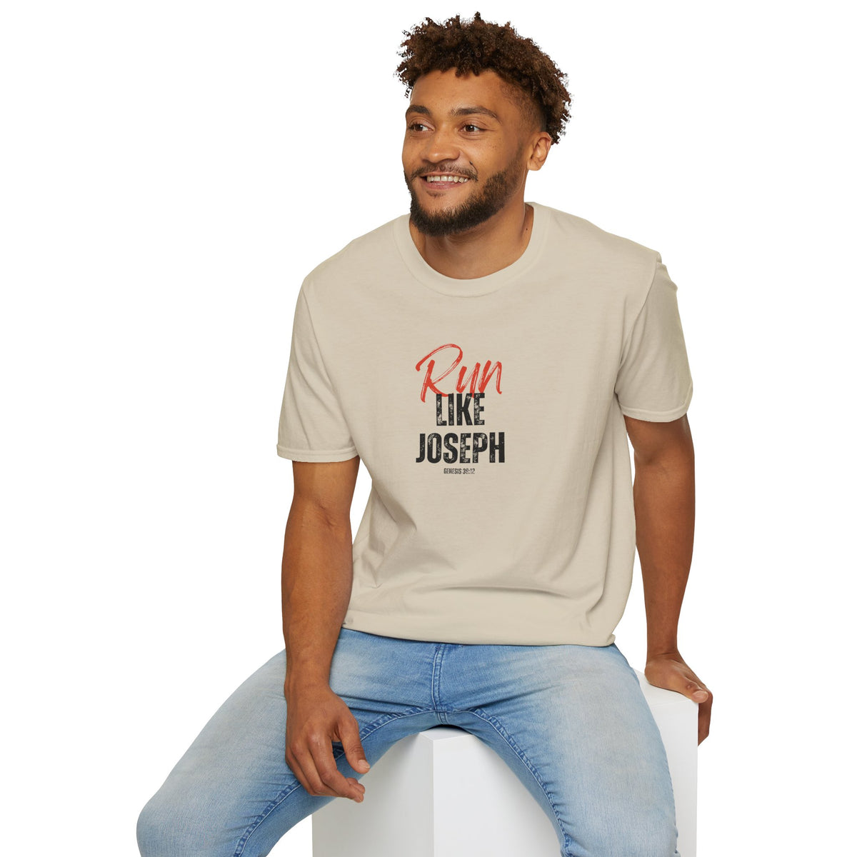 Run Like Joseph- Unisex Softstyle T-Shirt