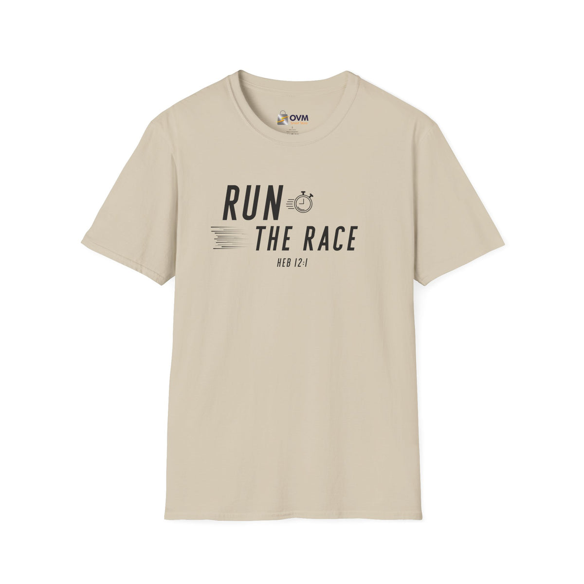 Run the Race Christian T-Shirt – Hebrews 12:1 Faith Apparel
