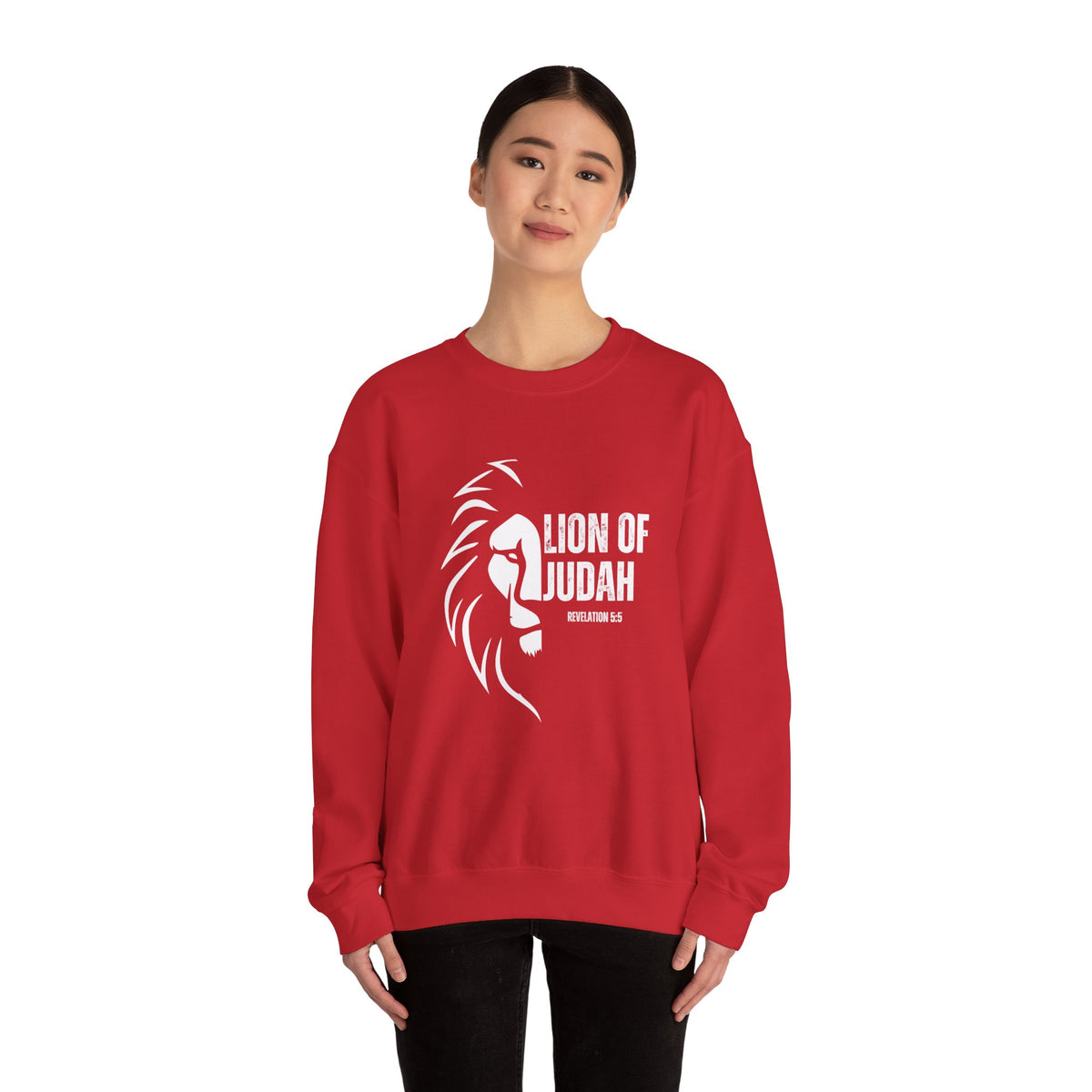 Lion Of Judah- Unisex Heavy Blend™ Crewneck Sweatshirt