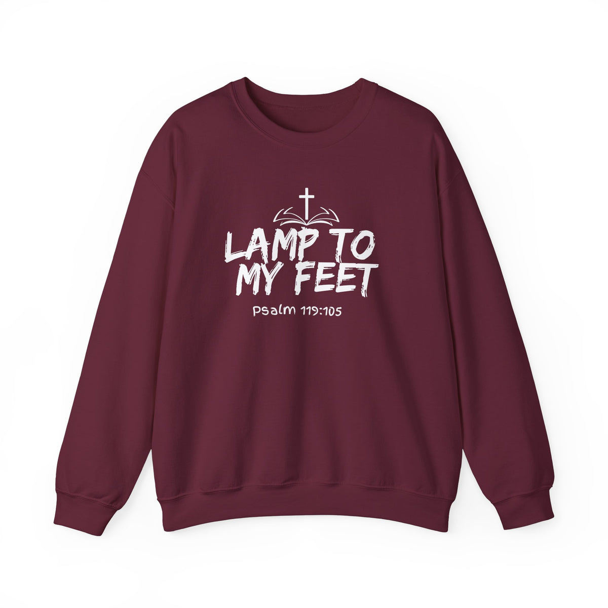 Lamp To My Feet- Unisex Heavy Blend™ Crewneck Sweatshirt