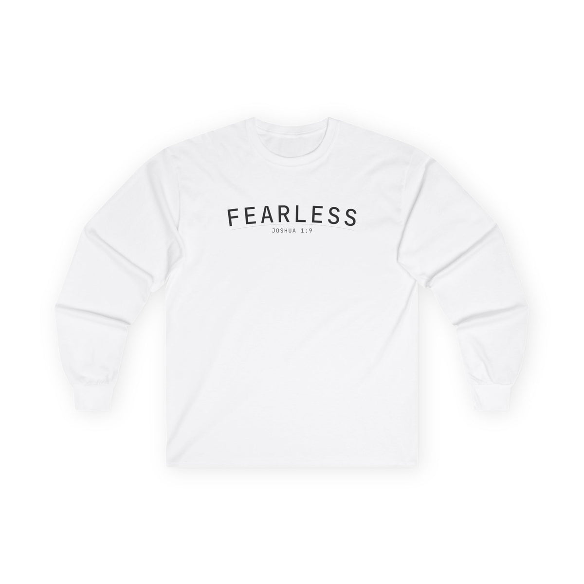 Fearless Christian Long Sleeve T-Shirt – Joshua 1:9 Faith in Every Season