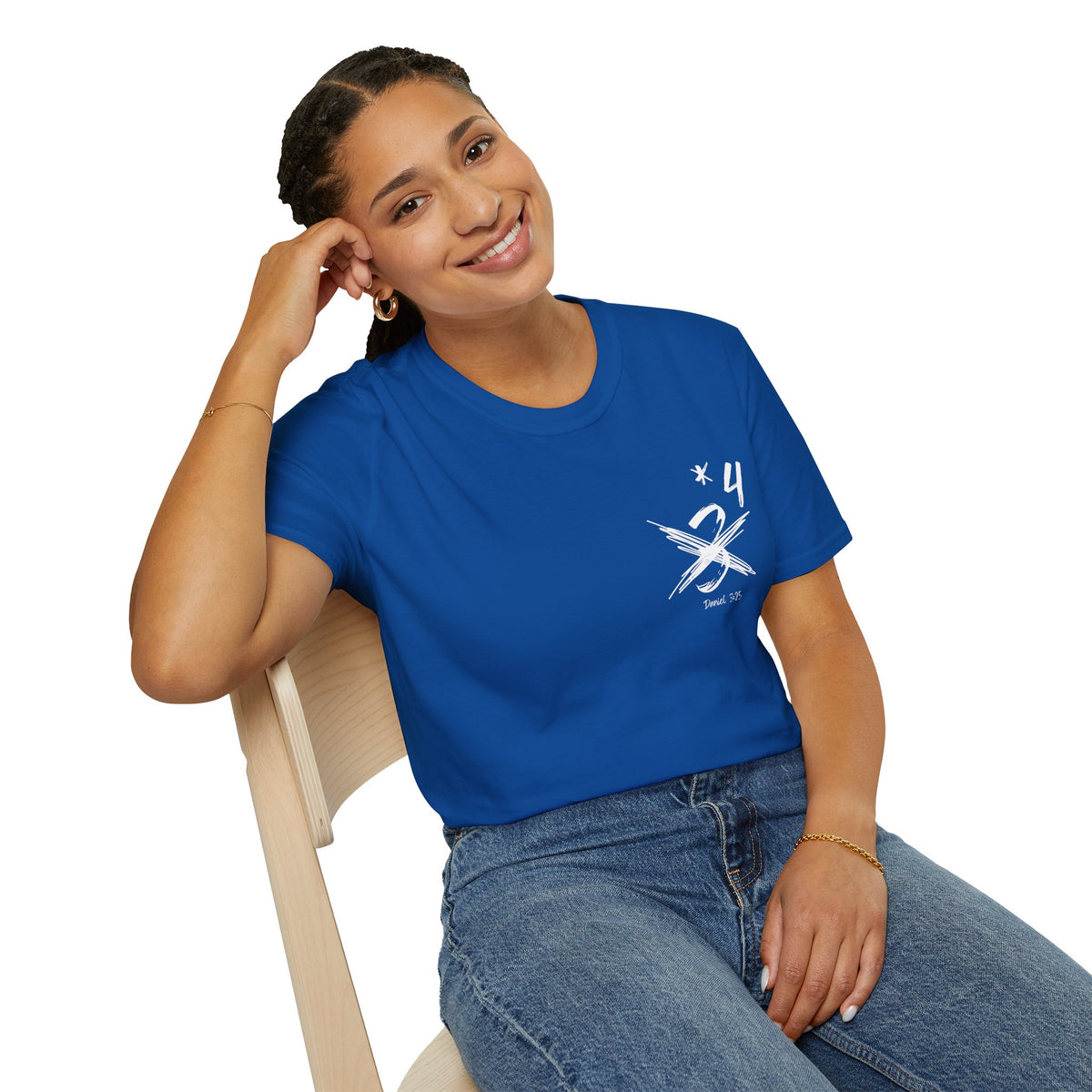 Not Just Three- Unisex Softstyle T-Shirt