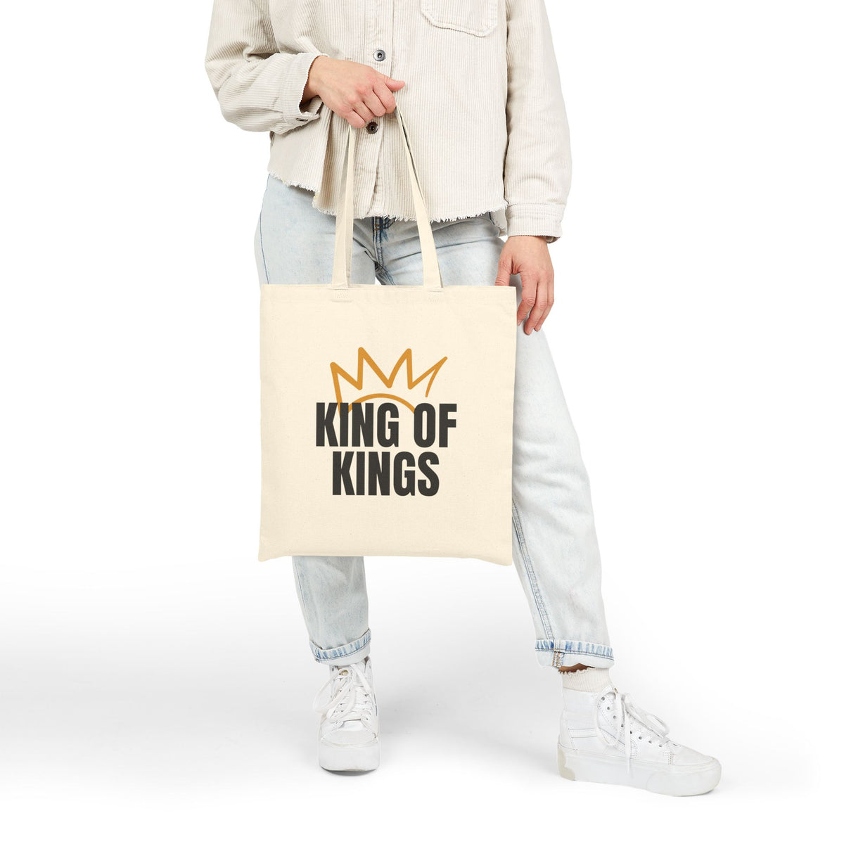 King of Kings | Cotton Canvas Tote Bag