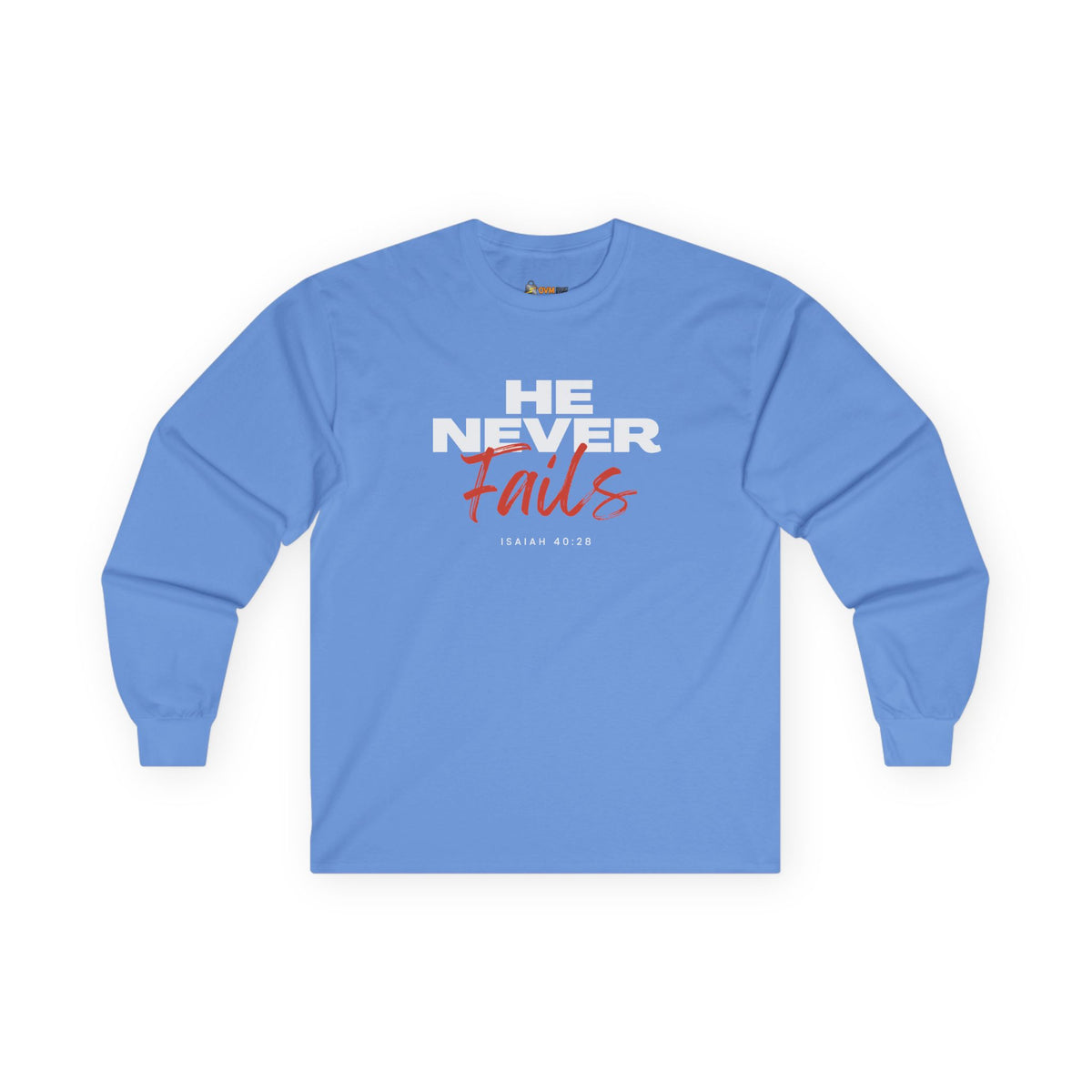 He Never Fails- Unisex Ultra Cotton Long Sleeve Tee