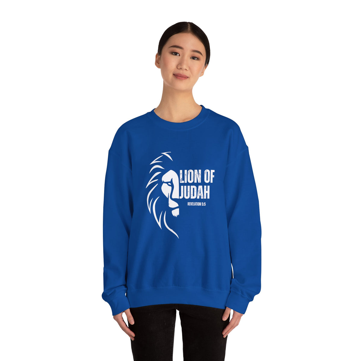 Lion Of Judah- Unisex Heavy Blend™ Crewneck Sweatshirt