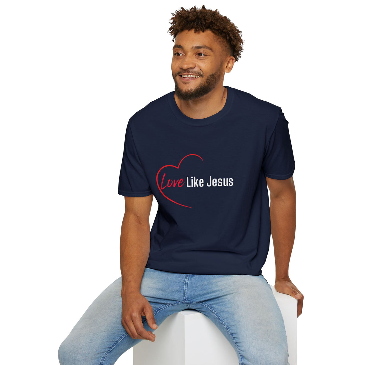 Love Like Jesus Christian T-Shirt – Faith-Based Apparel - Unisex Softstyle T-Shirt