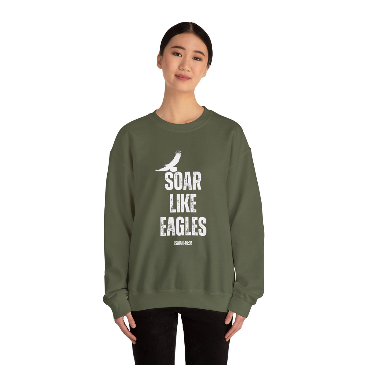 Soar Like Eagles- Unisex Heavy Blend™ Crewneck Sweatshirt