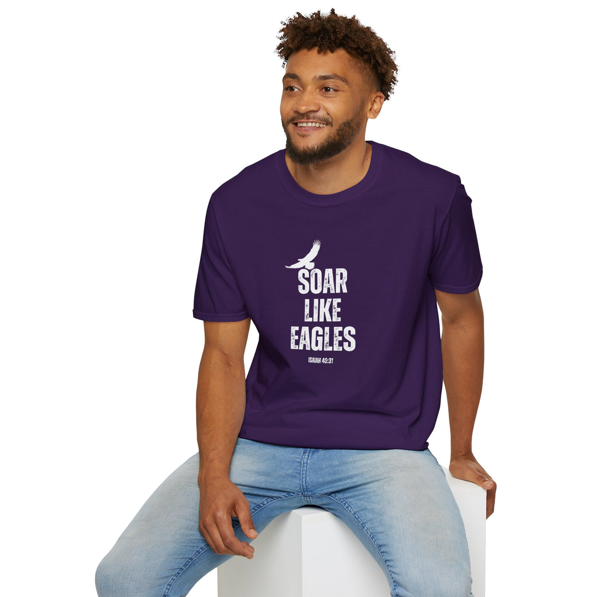 Soar Like Eagles- Unisex Softstyle T-Shirt