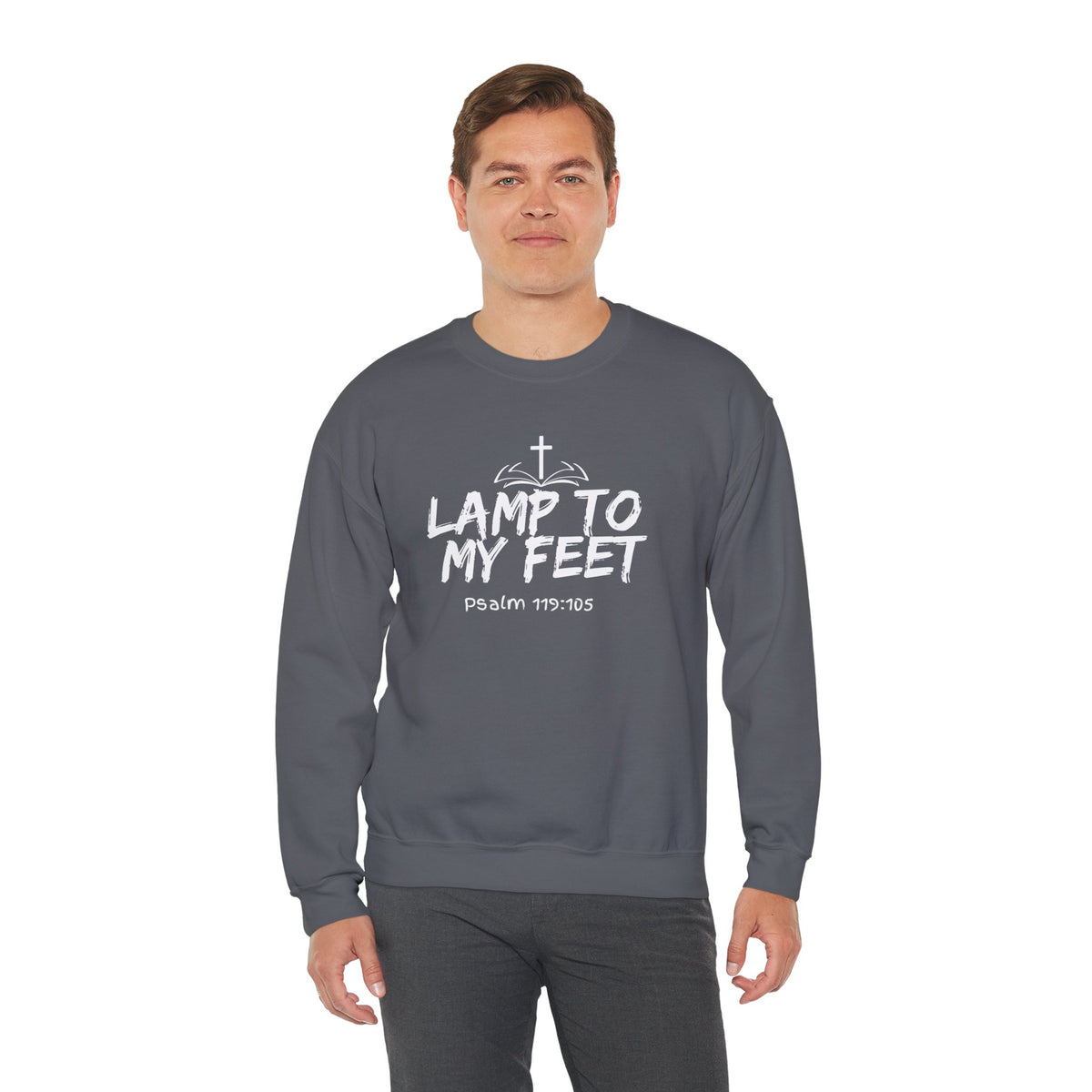 Lamp To My Feet- Unisex Heavy Blend™ Crewneck Sweatshirt