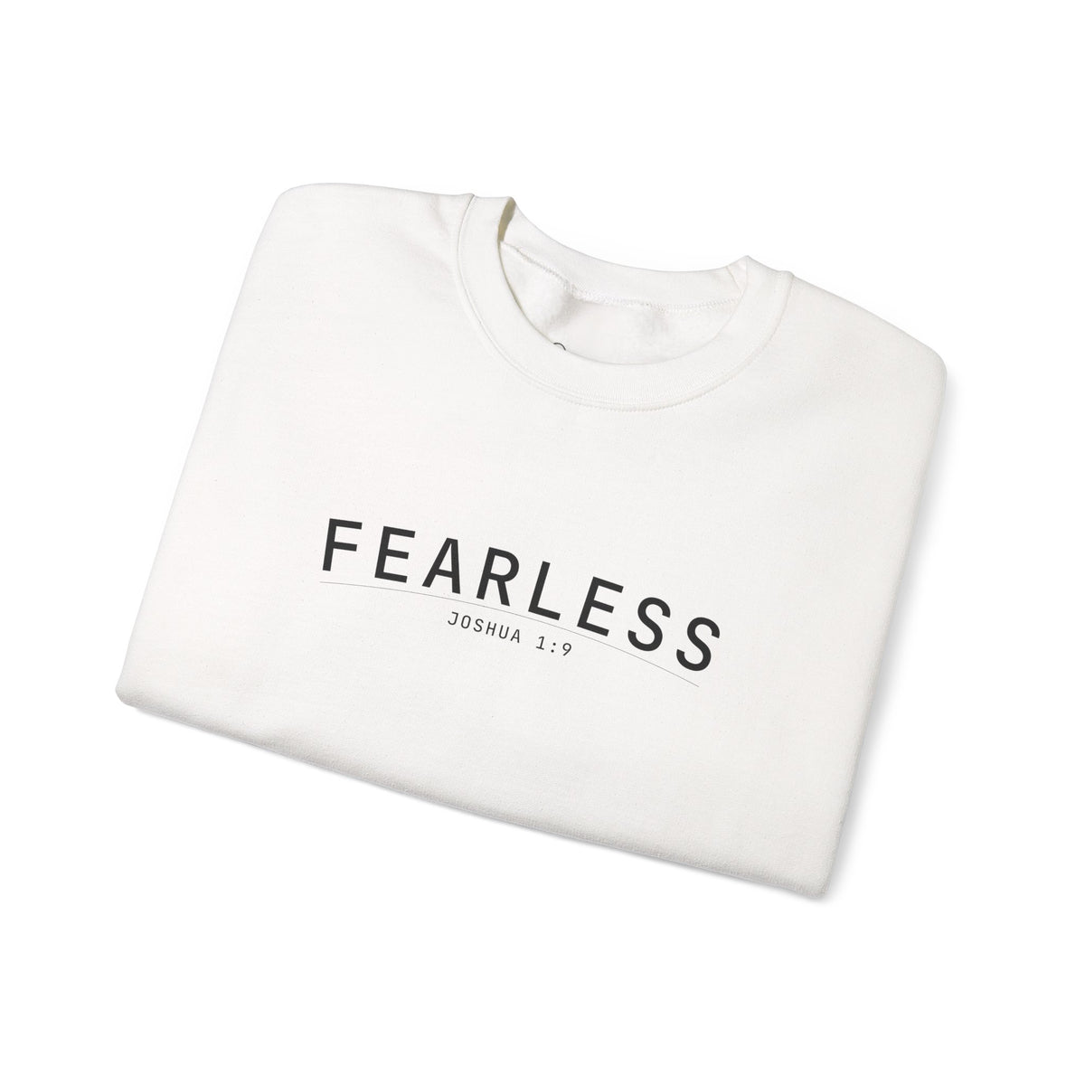 Fearless Christian Sweatshirt – Joshua 1:9 Wear Your Faith