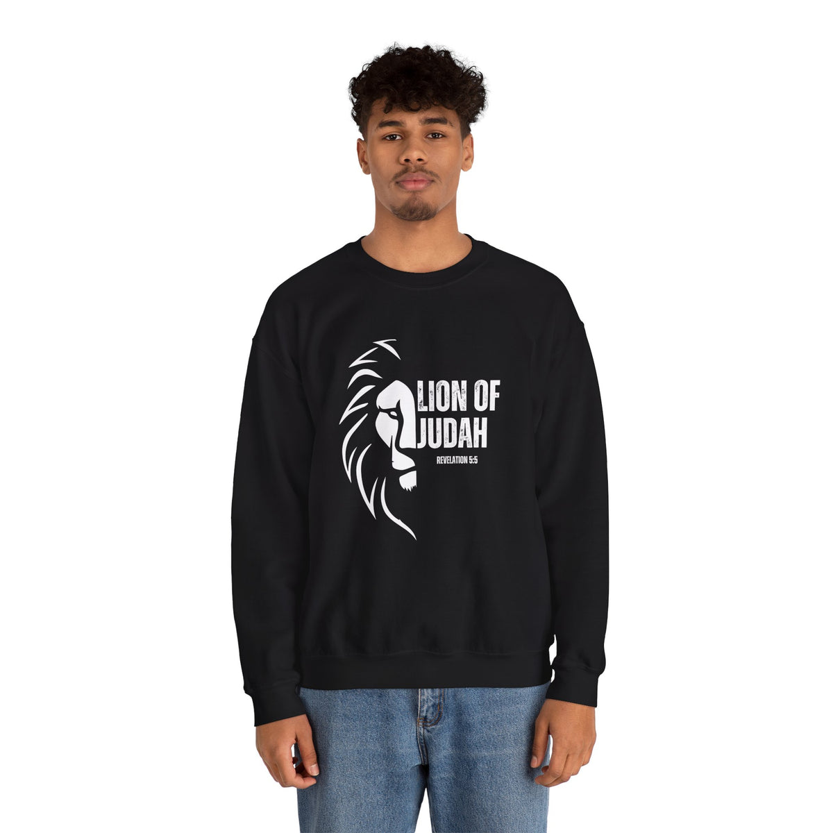 Lion Of Judah- Unisex Heavy Blend™ Crewneck Sweatshirt