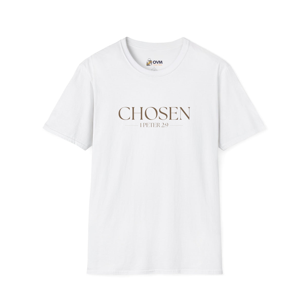 Chosen Christian T-Shirt – 1 Peter 2:9 Faith Apparel - Unisex Softstyle T-Shirt