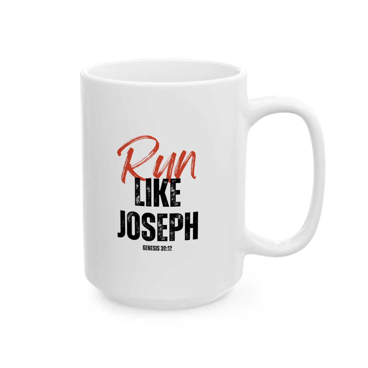 "Run Like Joseph" Ceramic Mug, (11oz, 15oz)