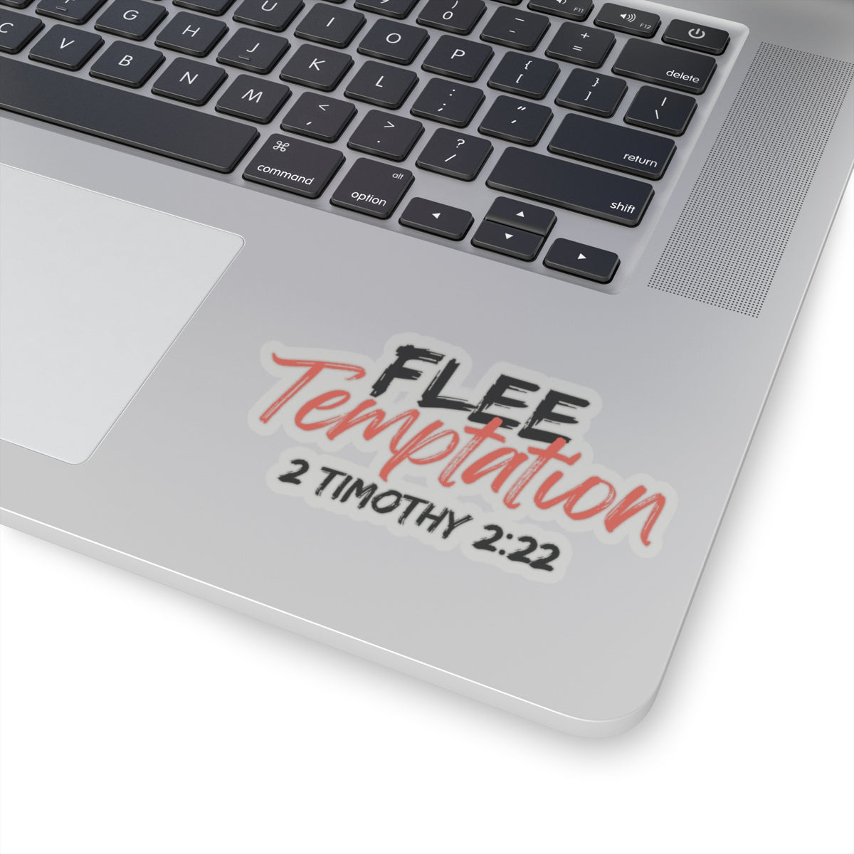 Flee Temptation- Kiss-Cut Stickers