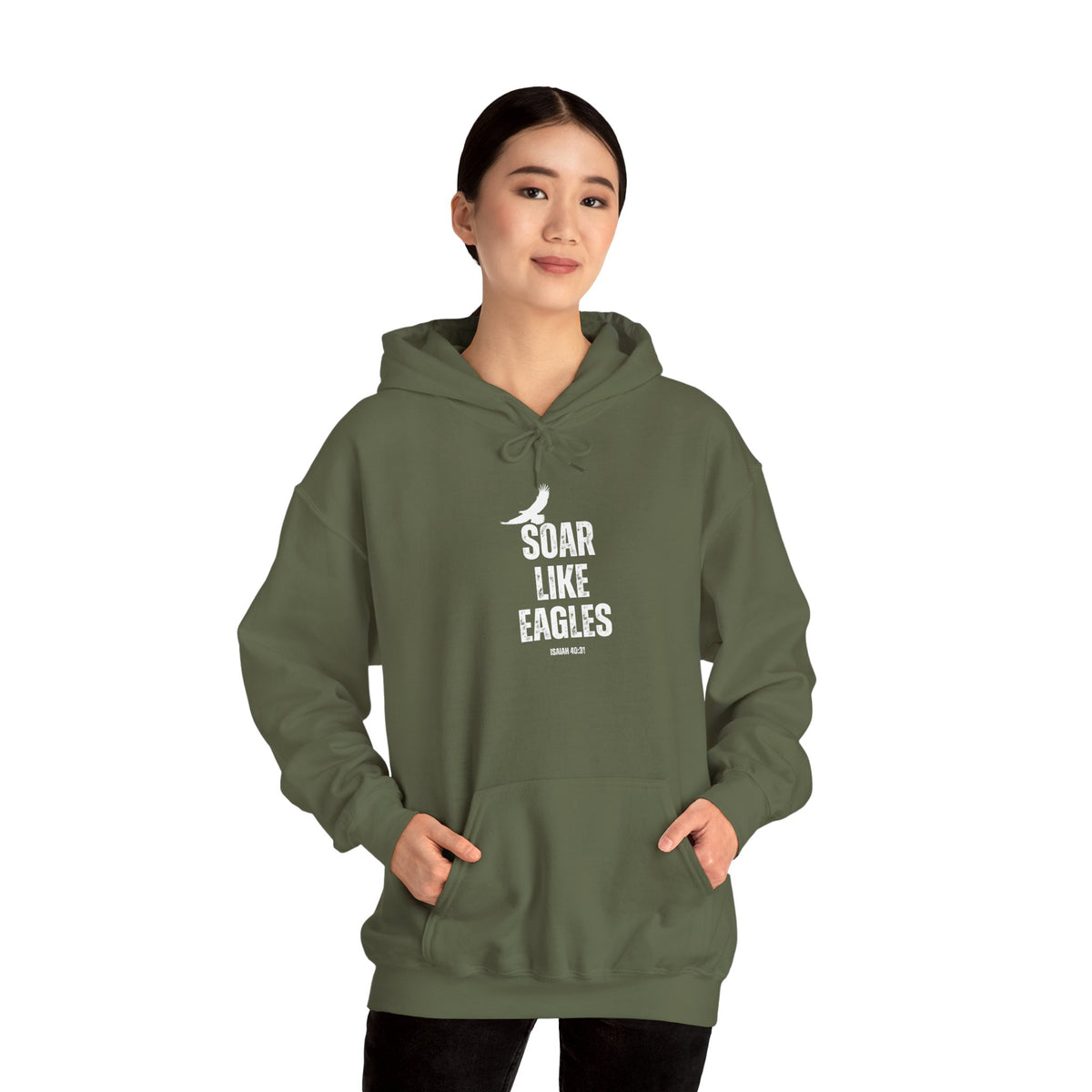 Soar Like Eagles Unisex Heavy Blend™ Hooded Sweatshirt